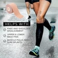 thumbnail image 2 of 2 Rolls Waterproof Breathable Kinesiology Tape, Athletic Elastic Kneepad Muscle Pain Relief Knee Taping, 2 of 5