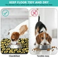thumbnail image 4 of Country Sunflower Farm Theme Dog Bowl Mat - Waterproof Pet Food Catcher Mat with Golden Yellow Bloom Pattern, Easy to Clean, 4 of 6