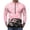 Pink, variant on Dragon Print Quarter Zip Pullover for Men, Long Sleeve Athletic Jersey with Breathable Quick Dry Fabric - Slim Fit Cool Motorcycle Cycling Workout Tops Red M