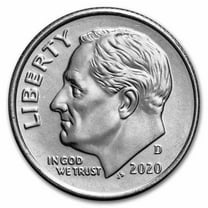 2020-D Roosevelt Dime BU