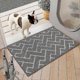 thumbnail image 1 of Indoor Doormat,front Back Door Mat Rubber Backing Non Slip Door Mats,20"x31.5" Low-profile Absorbent Resist Dirt Entryway Doormat (grey), 1 of 5