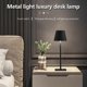 thumbnail image 4 of Simple Desk Lamp Decorative Desk Lamp Rechargeable Desk Lamp Metal Texture Ambient Lamp Black 4000mAh, 4 of 5