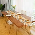 thumbnail image 2 of Yayeee Table Runner 70 inches Long Home Kitchen Dinning Party Decoration, Watercolor Sunflowers and Leaves, 2 of 7