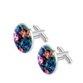 thumbnail image 2 of Cat Men's Stainless Steel Cufflinks for Versatile Style - for Dress Shirts and Suits - Elegant Silver Jewelry for Any Occasion, 2 of 6