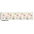thumbnail image 2 of Floral Fabric by the Yard, Geometric Petals of Flowers in Continuous Order Theme Print with Dotted Heart Shapes, Decorative Upholstery Fabric for Chairs & Home Accents, Multicolor by Ambesonne, 2 of 4