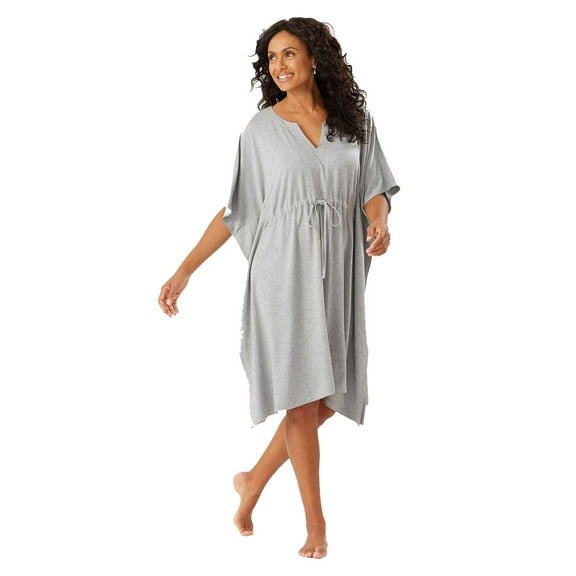Tommy Bahama Island Soft? Sea Coast Caftan Dres, Fossil Grey, Small