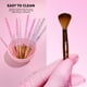 thumbnail image 4 of Pincel acrílico Kiara Sky #8 100% puro Kolinsky Pink, 4 of 6