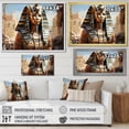 thumbnail image 4 of Designart "Echoes of Ancient Egypt" Egypt Floater Framed Canvas Wall Art, 4 of 7
