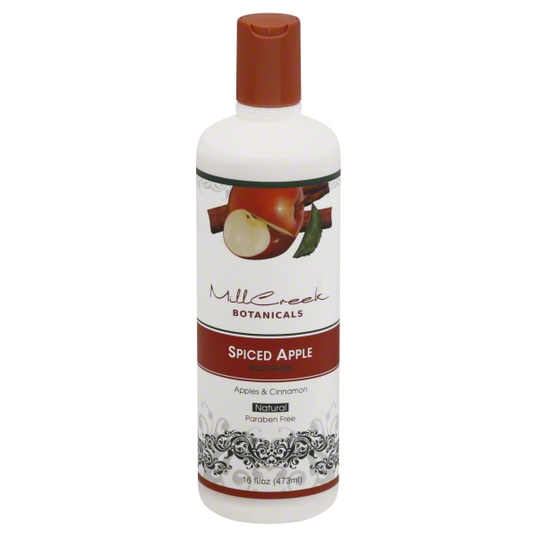 Apple Cinnamon Body Wash Mill Creek 16 fl oz Liquid