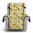 thumbnail image 6 of TSOVTHRID Sunflower Butterfly Letter Print Recliner Covers Recliner Soft Sofa Slipcover Reclining Couch Chair Non Slip Lazy Boy Recliner Covers Fitted Reclining Slipcovers Single-Seater, 6 of 7