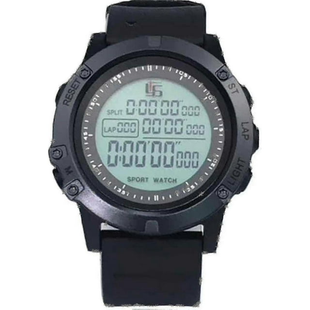 Football Referee Watch With Timer, Timer, Night Light, Countdown, Stopwatch, Sports Teacher Game, Big Dial (black)