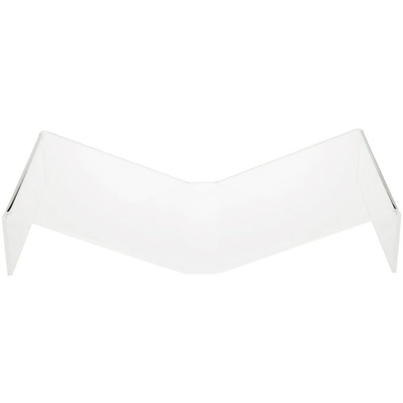 Plymor Clear Acrylic Open Book Display Stand, Flat, 16" W x 9" D x 3" H