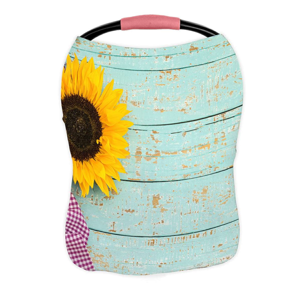 ECZJNT beautiful sunflower blossom Nursing Cover Baby Breastfeeding Infant Feeding Cover Baby Car Seat Cover