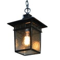 thumbnail image 2 of Y-Decor Cullen 1 Light Hanging Exterior Lighting in Imperial Black Finish, 2 of 5