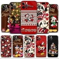 thumbnail image 2 of Phone Case For Apple iPhone 14 13 12 11 Pro Max 13 12 Mini XS Max XR X 8 Plus Disney Merry Christmas Mickey Minnie, 2 of 5