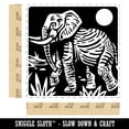 thumbnail image 2 of African Elephant Self-Inking Rubber Stamp Ink Stamper - Red Ink - Large 1-1/2 Inch, 2 of 7