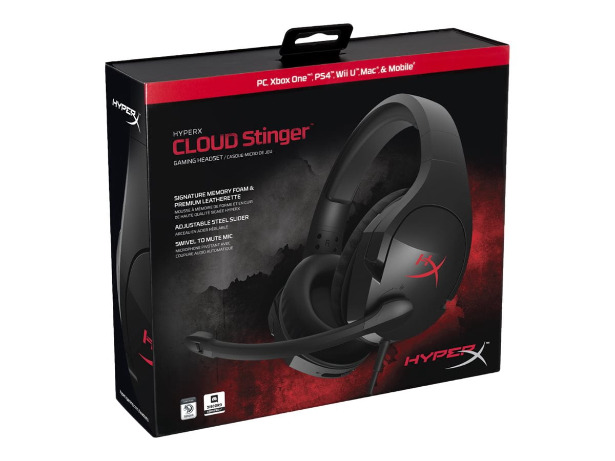 HyperX Cloud Stinger - Headset - full size - wired - for Nintendo Wii U;  Sony PlayStation 4, Sony PlayStation 4 Pro, Sony PlayStation 4 Slim |  Walmart Canada