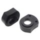 thumbnail image 1 of Motorcycle Handle Bar Riser Pads for Kawasaki ZX14R Ninja Black, 1 of 5