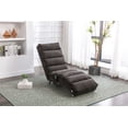 thumbnail image 3 of Massage Chaise Lounge,Electric Recliner Chaise Chair, Ergonomic Electric Massage Chair with Side Pockets and 5-Modes, Modern Long Lounger for Office or Living Room,Dark Gray, 3 of 9