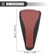 thumbnail image 5 of Funda universal para palanca de cambios Unique Bargains Manual de coche negro rojo vino 12,4x6,3 cm, 5 of 7