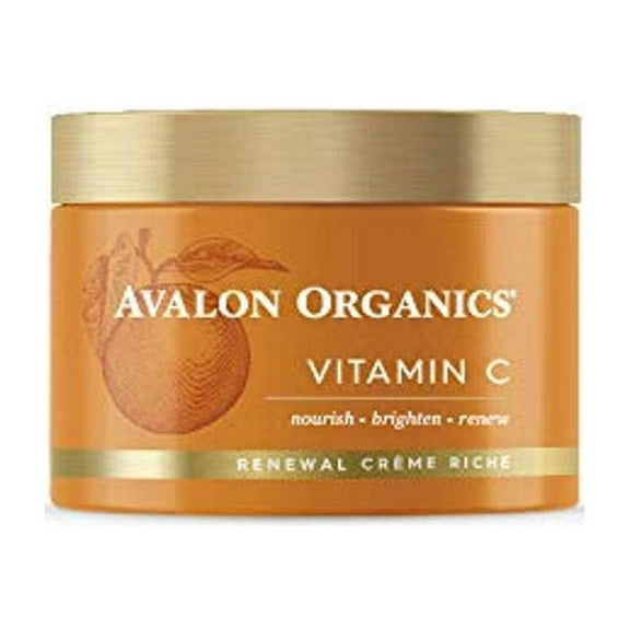 Avalon Organics Skin Moisturizer with Vitamin C, 1.7 Oz, Dermatologist Tested, Plant-Based Formula, Cruelty-Free
