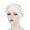 White, variant on Hijab Braid Silky Turban Hats for Women Chemo Beanies Cap Headwrap Headwear