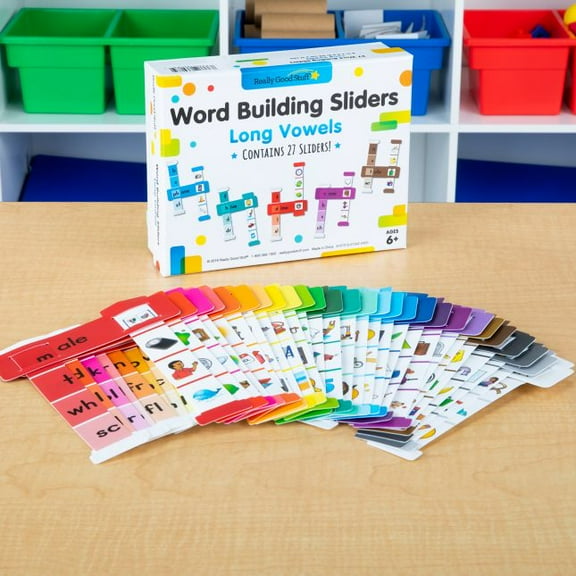 Word Building Sliders: Long Vowels