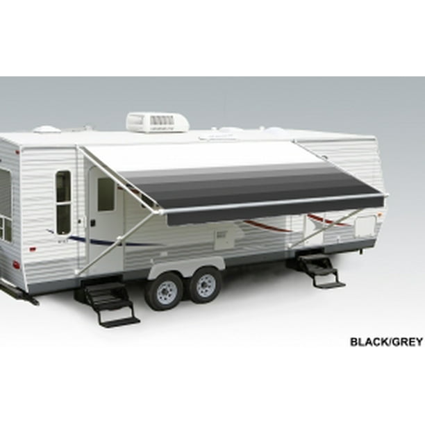 Amazon Com Awnlux Rv Awning Camper Awning Fabric Trailer Awning Canopy Patio Camping Car Awning Durable Vinyl Roller Tube For Rv Van Suv Patio Awning Replacement 18 Gray Fade Automotive