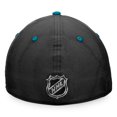 thumbnail image 4 of Men's Fanatics Black San Jose Sharks Authentic Pro Rink Flex Hat, 4 of 4