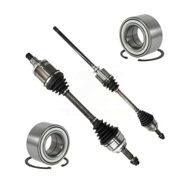 Kugel Front CV Axle Drive Shaft Complete Assembly and Wheel Bearing Kit for Car Toyota Highlander AWD with 3.5L GAS engine - Left Right Side (Driver Passenger) KN7-100505
