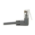 thumbnail image 3 of Eaton Tripp Lite Series Cat6 Gigabit Patch Cable Snagless Right-Angle UTP Slim Gray 1ft - Patch cable - RJ-45 (M) right-angled to RJ-45 (M) right-angled - 1 ft - UTP - CAT 6 - molded, snagless, stranded - gray, 3 of 4