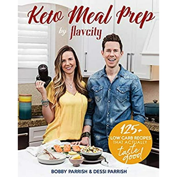 Pre-Owned Keto Meal Prep by FlavCity : 125  Low Carb Recipes That Actually Taste Good (Keto Diet Recipes, Allergy Friendly Cooking) 9781642500554 Used