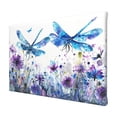 thumbnail image 2 of 8x12 inch Canvas Hanging Picture Colorful Dragonflies & Flowers,Home Room Decor Bedroom Accessory,Living Room,Studio,Garden,Bathroom Decor Paintings Poster,Chic Dragonflies & Flowers Prints, 2 of 6
