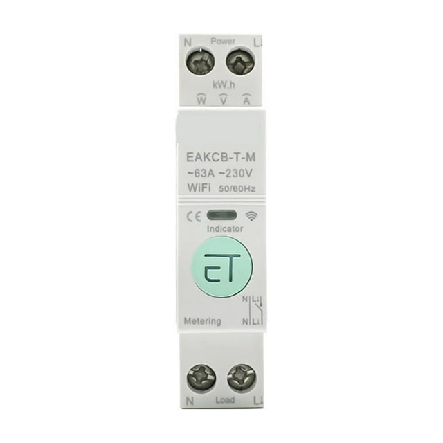 TUYA MCB Smart Circuit Breaker Over Current Under Voltage Protection Power Metering 1-63A Wireless Remote Control Switch ,Easy to Install