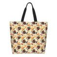 thumbnail image 1 of Balery Thanksgiving Bolsa Tote Estilo Estético con Cremalleras, Bolsa de Hombro, Bolsa de Compras Grande y Plegable, 1 of 8