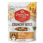 Angle View: Chicken Soup Crunchy Bites Chicken Biscuit Dog Treats 12 oz