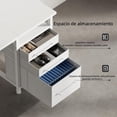 thumbnail image 3 of Desk Blanco S Escritorio Minimalista Cajonera Tomas, 3 of 7