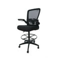 thumbnail image 5 of Boss Office Products Mesh Mid Back Flip Arm Desk Chair with Casters, Black, 5 of 10