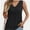 Black, variant on Tank Top Women Casual Soft Summer V Neck Sleeveless Tops Outfits Clothes