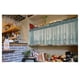 thumbnail image 4 of Cortinas cortas semitransparentes de encaje JM para ventana cocina salón comedor verde 54x24 pulgadas 1 panel, 4 of 6