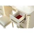 thumbnail image 6 of Jasmine Vanity Set with side LED lightning made with Wood in Beige, 6 of 8