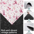 thumbnail image 3 of Pink Breast Cancer and Pioneer Flower Kitchen Rugs Sets Of 3,Kitchen Runner Rugs Non Skid Washable,Decorative Kitchen Floor Mats for Kitchen,Sink,Laundry,17"x30"+ 17"x47" + 17"x59", 3 of 6