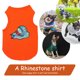 thumbnail image 1 of Cuadros Decorativos DIY diamante tiburón blanco perro camisa diamantes de imitación cachorro ropa (naranja S) Ndcxsfigh Nuevos Originales, 1 of 1