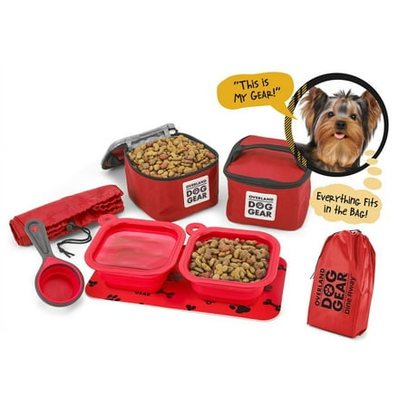 UPC: 0871407007486 | Mobile Dog Gear Dine Away Bag  Small  Red