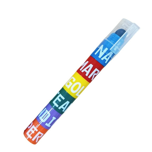 6-in-1 Highlighter Pen 6-Color-in-1 Marker Broad Tip Highlighter for Coloring