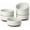 Khaki White, variant on 24 OZ Cereal Bowls, 5.8 Inch Soup Bowls Ceramic Bowl Sets of 4, Breakfast Bowls Set for Kitchen, Dishwasher Microwave Oven Safe, White