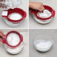 thumbnail image 3 of MesaSe Stainless Steel Fine Mesh Flour Sugar Sifter Sieve with Scraper Kitchen Tool, 3 of 10