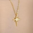thumbnail image 5 of K-KED 18K Gold Plated Geometric Star Pendant Necklace Delicate Jewelry Women Fashion Golden New, 5 of 5
