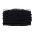 thumbnail image 1 of Abbracc 50 Yards Elastic Ruffle Lace Stretch Pleated Edge Ribbon 15mm Black, 1 of 6