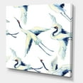 thumbnail image 3 of Designart ' Asian Crane Bird Impression I ' Traditional Canvas Wall Art Print, 3 of 4